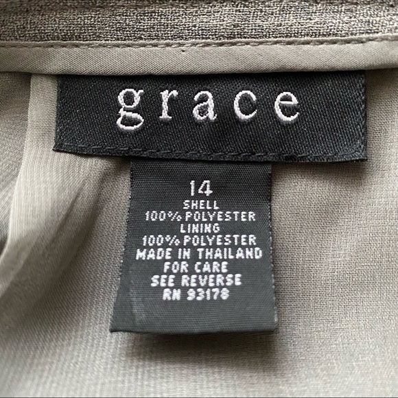 Grace Gray Skirt Size 14 - Picture 8 of 10